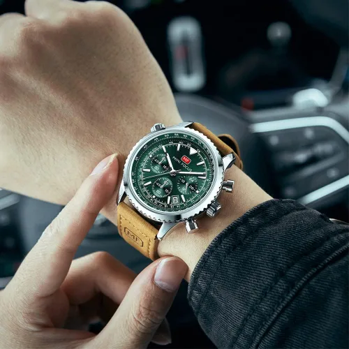 Vista 4 de AIMES Mens Watches for Men Casual Chronograph Waterproof Sport Military Watch Analog Quartz Movement Stylish Luxury Dress Wrist Watch Elegant Gift