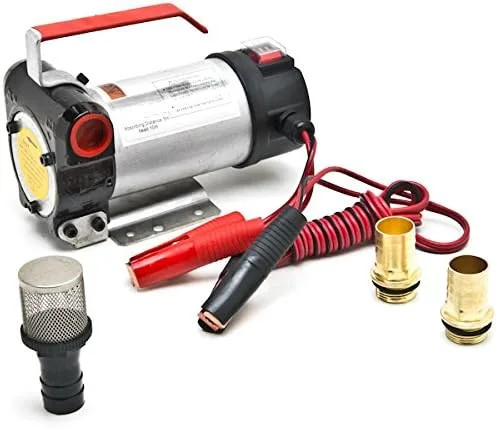 Vista 2 de Biltek bomba de transferencia de aceite combustible de 12 v, bombas diésel, kerosene, biodiesel 12V DC 10,5 gpm