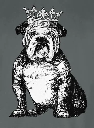 Vista 4 de Old Glory Inglés Bulldog Corona Mens Sudadera