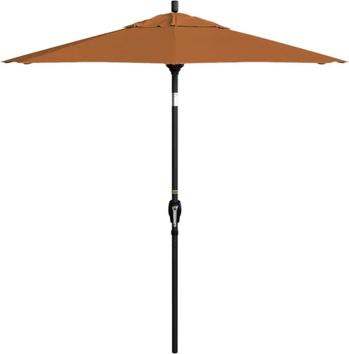 Vista 19 de California Umbrella 7.5' paraguas redondo de aluminio del mercado, elevación de la manivela