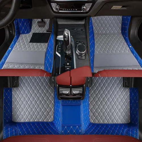Vista 8 de Alfombrillas personalizadas para automóvil adecuadas para el 99% de automóviles, camiones, SUV, alfombrillas para todo tipo de clima, alfombrillas