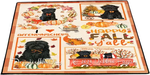 Vista 10 de Doggie of the Day Affenpinscher Dogs Floor Mat - 4th of July Independence Day - Best Dog Doormat - Protector Decor - Unique Portrait Art - Premium
