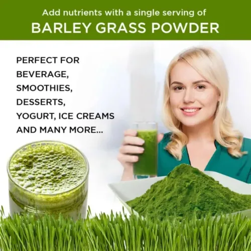 Vista 2 de linnavarv Naveta - Polvo de hierba de cebada 100% puro y orgánico, Naveta Pure Organic Barley Grass Juice Powder Japan, 20 paquetes/caja