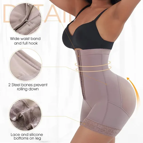 Vista 3 de Lover-Beauty Shapewear for Women Tummy Control High Waist Butt Lifter Fajas Colombianas Levanta Cola Y Cadera