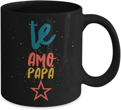 Vista 2 de Regalo para Papa Taza de Café Padre Feliz dia del Padre Vaso, taza de café divertidas, tazas personalizadas, taza de café inspiradoras, taza