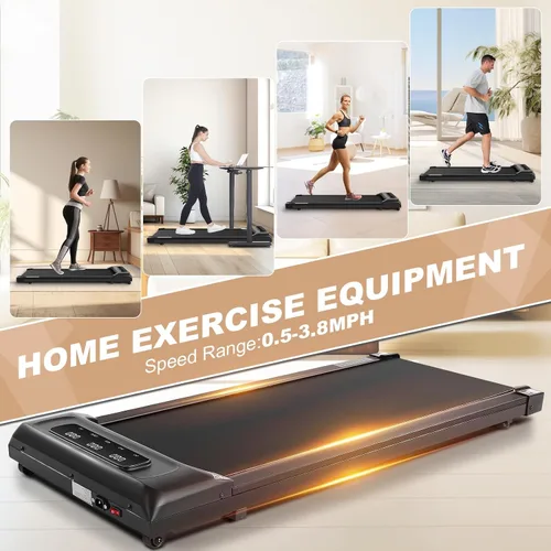 Vista 5 de Caminadora inteligente para caminar, caminadora debajo del escritorio, para oficina en casa, cinta de correr funciona con aplicación, almohadilla