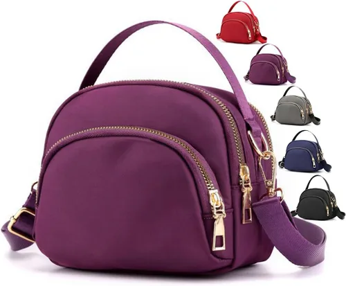 Vista 9 de Bolsos cruzados pequeños para mujer, bolsos de mano con correa ajustable para mujer, bolso de hombro para mujer