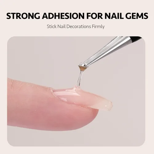 Vista 5 de GAOY Gel de escultura 3D para arte de uñas, gel de modelado semisólido para frotar polvo de uñas cromado, pegar diamantes de imitación y pintura,
