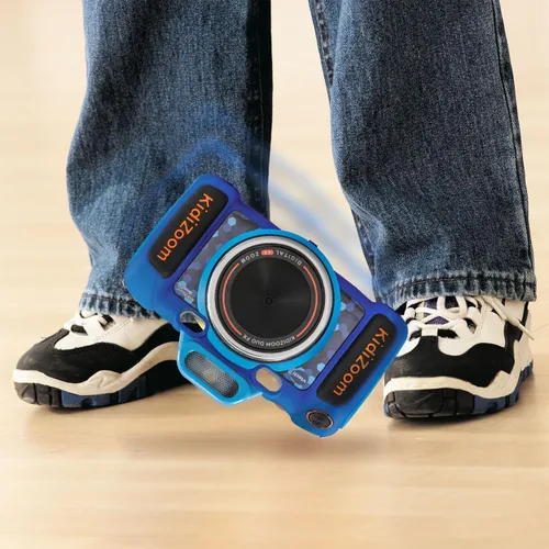 Vista 4 de Cámara VTech KidiZoom Duo FX para Niños, Cámaras Digitales Duales, Azul