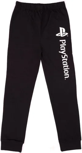 Vista 6 de PlayStation Pijama de manga larga para niños y niños, color negro