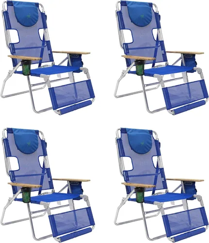Vista 9 de Ostrich The Altitude 3N1 - Sillón reclinable ligero, azul, paquete de 2