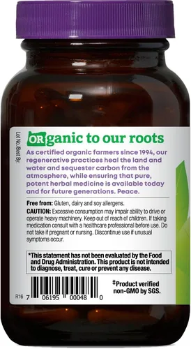 Vista 3 de Oregon's Wild Harvest, Valeriana orgánica certificada, ayuda a base de hierbas, 900 mg, 90