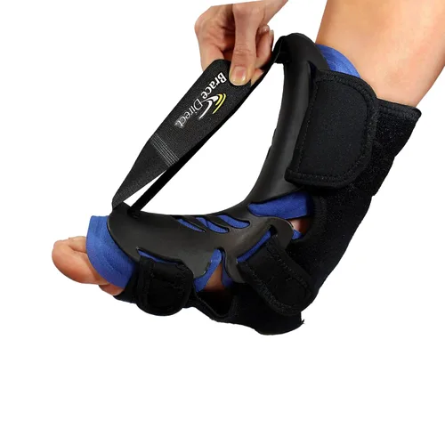Vista 9 de Brace Direct Férula nocturna dinámica dorsal-posterior para fascitis plantar - Alivio nocturno para tendinitis de Aquiles, dolor de talón y pie