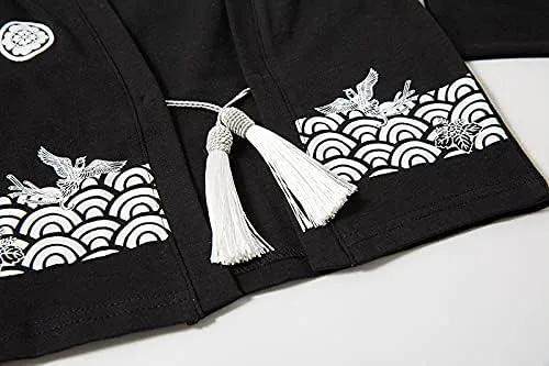 Vista 8 de Traje de kimono para bebé, traje japonés, trajes de algodón samurái para bebés
