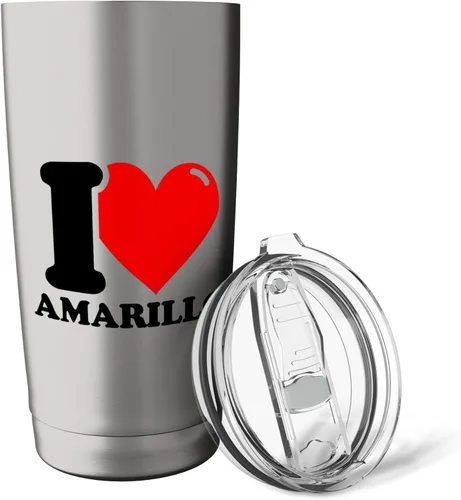 Vista 5 de I love Amarillo Stainless Steel Insulated Tumbler