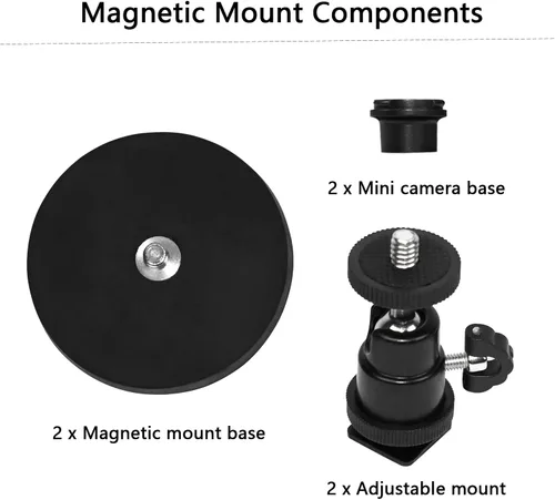 Vista 9 de TEKCAM Paquete de 2 soportes magnéticos para cámara compatibles con Blink Outdoor 4, 2k+, Blink Mini 2k+, Blink Mini, Blink Indoor(todos), Eufy