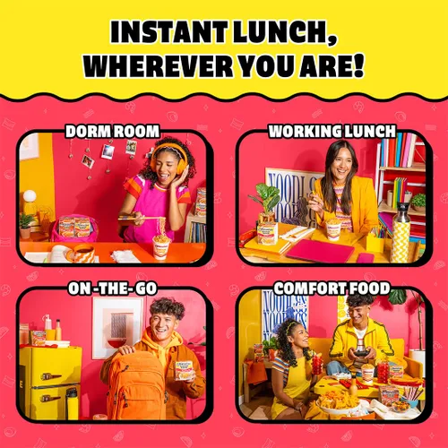 Vista 8 de Maruchan Almuerzo Instantáneo de Carne de Res, 2.25 Oz, Paquete de 12