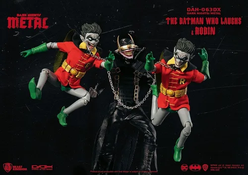 Vista 5 de FCBD 2023 Dark Nights Metal: The Batman Who Laughs with Robins DAH-063 DX Figura de acción