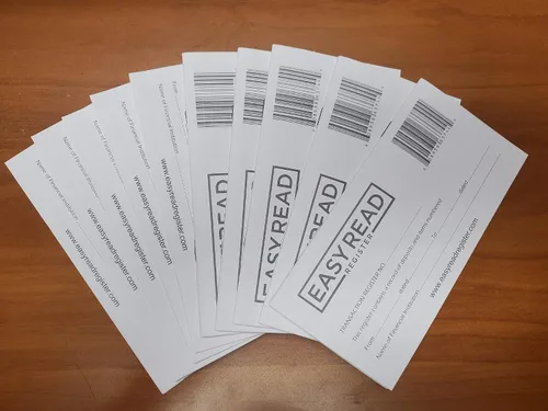 Vista 6 de Registro de chequera, fabricado en los EE. UU., Registros de cheques para registros personales y de transacciones en blanco para bancos personales