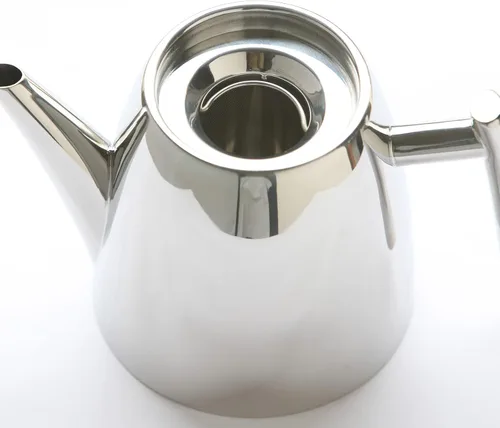 Vista 3 de Frieling Tetera de acero inoxidable 18/8 con infusor, calentador de té con infusor de tetera para té suelto, 14 onzas