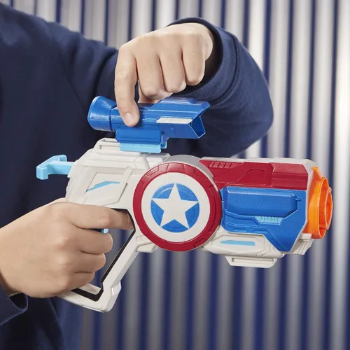 Vista 6 de Avengers: Endgame Nerf Capitán América Ensamblador Gear