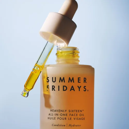 Vista 4 de Summer Fridays Heavenly Sixteen Face Oil - Aceite facial hidratante todo en uno para piel seca - Hecho con una mezcla restauradora de 16 aceites