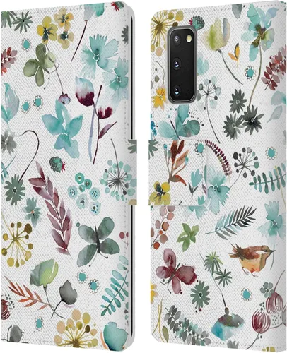 Vista 77 de Head Case Designs Officially Licensed Ninola Butterfly Nature Spring Floral Leather Wallet Case Compatible with Samsung Galaxy A07 4G