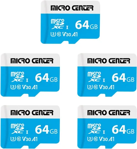 Vista 14 de Micro Center Premium - Tarjeta microSDXC de 64 GB, compatible con Nintendo-Switch, tarjeta de memoria UHS-I C10 U3 V30 4K UHD Video A1 Tarjeta Micro