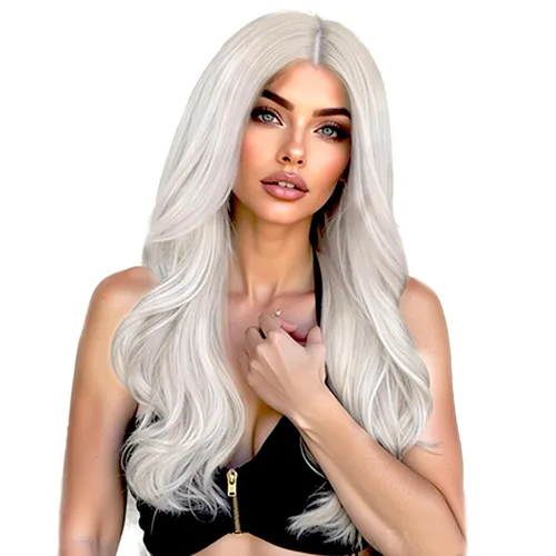 Vista 16 de 613 Peluca rubia realista sin pegamento con encaje frontal, peluca ondulada larga para mujeres blancas, 613 HD con encaje frontal, línea de cabello