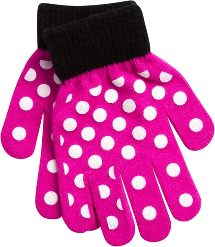 Vista 5 de Disney Girls Minnie Mouse and Vampirina Winter Hat and 2 Pair Mitten or Glove Set (ToddlerLittle Girl)