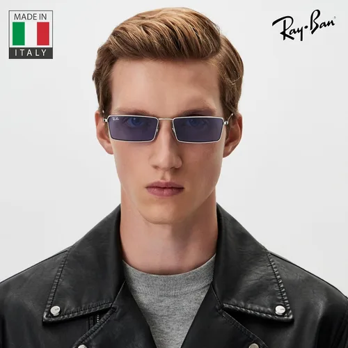Vista 7 de Ray-Ban RB3741 EMY BIO-BASED - Gafas de sol rectangulares para hombres y mujeres con kit oficial de gafas RAYBAN