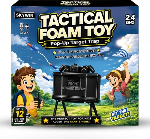 Vista 10 de Skywin Juego de acción de juguete para juegos - 1 paquete - verde Mando a distancia incluido, compatible con pistolas de espuma