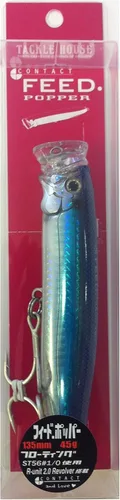 Vista 17 de TACKLE HOUSE Feed Popper 175, Señuelos de pesca de atún de agua salada, Topwater, GT, Bonito, Yellowtail, Yellowfin, Atún rojo, flotante
