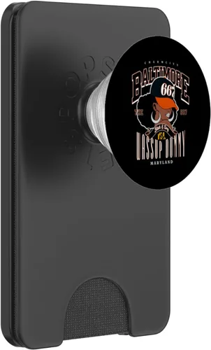 Vista 8 de Maryland Flag-Inspired Afro Design PopSockets Adhesive PopGrip