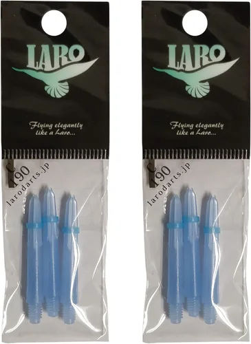 Vista 10 de L-style Laro Locked Dart Shafts – Lightweight Plastic Shafts for Soft Tip & Steel Tip Darts Claro