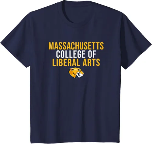 Vista 6 de Mass Liberal Arts MCLA Trailblazers - Camiseta apilada, Azul