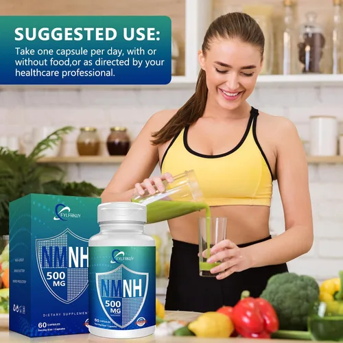 Vista 7 de NMNH 500mg por porción (mononucleótido de dihidronicinamida), NAD orgánico puro, más eficaz que NMN para antienvejecimiento, energía, inmunidad