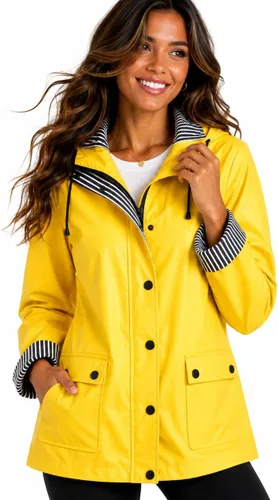 Vista 9 de URBAN REPUBLIC - Chaqueta de lluvia para mujer - Impermeable ligera y cortavientos para mujer (S-3XL)