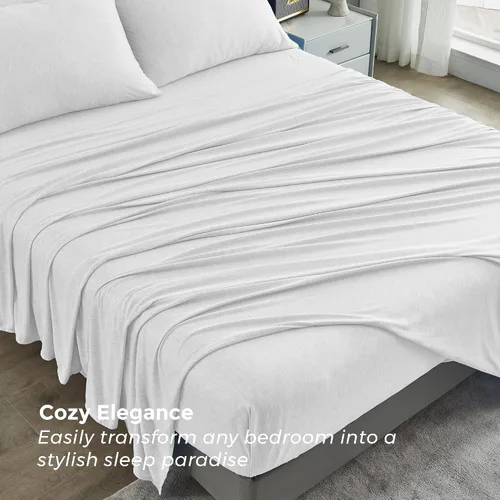 Vista 117 de Pure Bedding Juego de Sábanas Twin - Sábanas de Cama de Microfibra Ultra-Suave 1800 - Doble Cepillado - Bolsillos Profundos - Ajuste Fácil - Extra