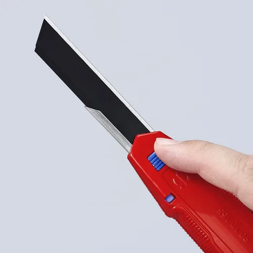 Vista 10 de KNIPEX Tools CutiX Cuchillo universal a presión, 6-1/2 pulgadas, rojo/azul