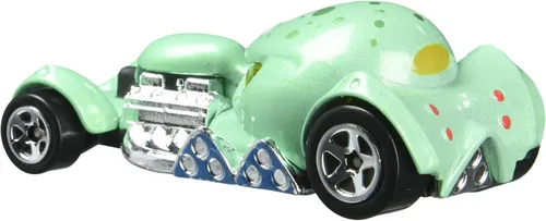 Vista 2 de Dubblebla Calamardo Hot Wheels Spongebob Squarepants DIE Cast Vehículo Coche Nickelodeon Y0760