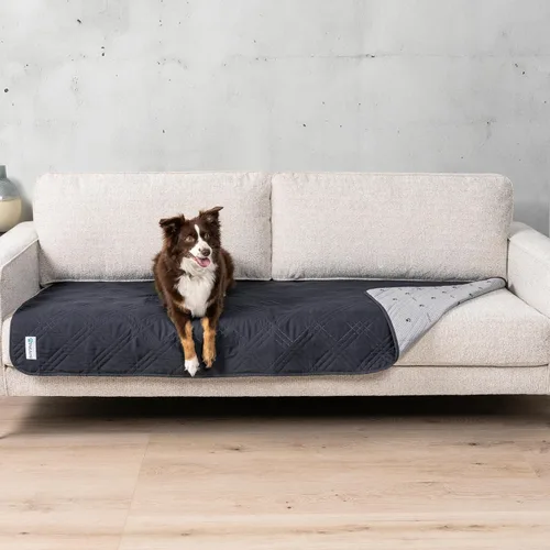 Vista 14 de PetAmi Funda de sofá impermeable para perros, manta impermeable para mascotas, funda reversible para muebles protector de sofá para cama de gato