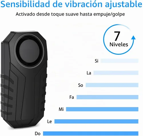 Vista 2 de USUPERINK - Alarmas de bicicleta para bicicletas eléctricas, 2 unidades de SF22R-2PK