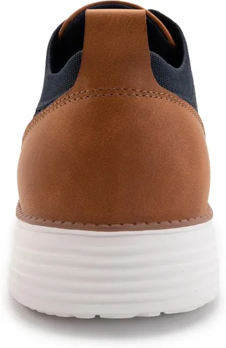 Vista 5 de Athlefit Zapatos deportivos de vestir de moda para hombre, transpirables, Oxford, zapatos para caminar casuales de negocios