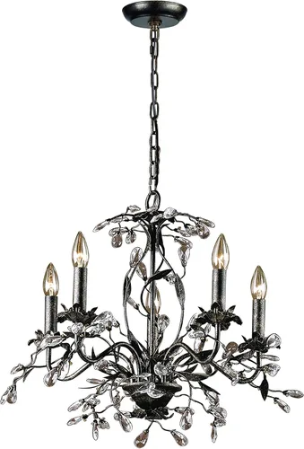 Vista 7 de Elk Home 8058/3 Circeo - Candelabro de luz de 16 pulgadas de ancho y 3 pulgadas, color óxido profundo