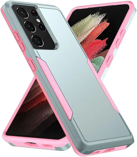 Vista 18 de Funda para Samsung Galaxy S21 (no para S21 Plus y S21 Ultra), resistente, a prueba de golpes, de grado militar, soporte de carga inalámbrica