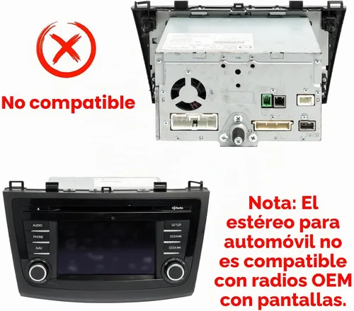 Vista 2 de 9 pulgadas IPS pantalla táctil Android 14 coche estéreo para Mazda 3 2010-2013 con CarPlay inalámbrico y Android Auto 4 Core 32GB radio de coche