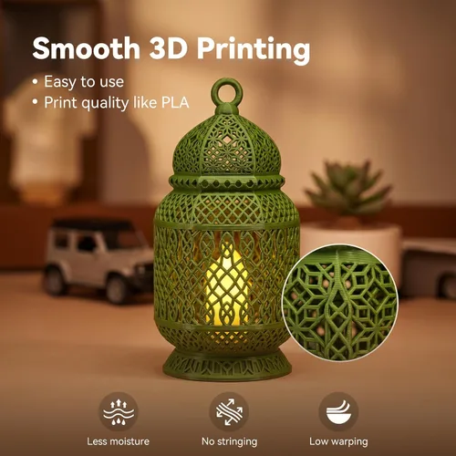 Vista 5 de SUNLU Filamento PETG 2.0, filamento de impresora 3D, color blanco hueso 2.2 lbs Bone White