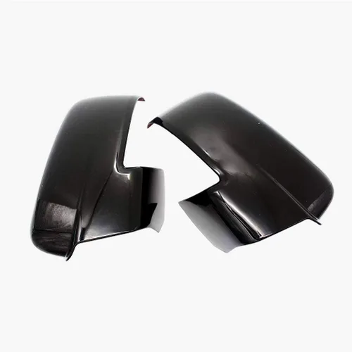 Vista 3 de Cubierta de espejo con recortes de señal de giro, color negro brillante para Dodge Ram 2500/3500/HD 2013-2018 Dodge Ram 1500 2013-2018