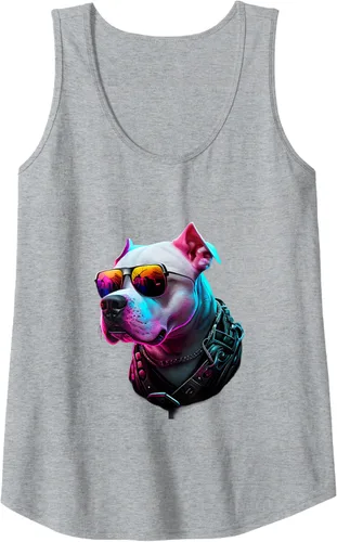 Vista 5 de Dogo Argentino Dogs Dogo Argentinos - Camiseta sin mangas, Negro